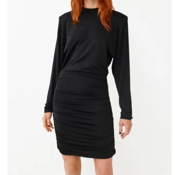 & Other Stories Ruched Mini Dress - Picture 2 of 11